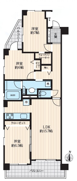 ゼファー北小岩クリアスの間取り|ゼファー北小岩クリアス：全居室収納・窓が付いた３ＬＤＫリノベーション物件は全居室６帖以上の暮らしやすいお部屋となっております！令和８年７月中旬完成予定！