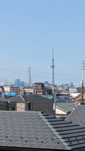 ゼファー北小岩クリアスの展望|ゼファー北小岩クリアス：眺望画像１　３方向角部屋につき通風良好！