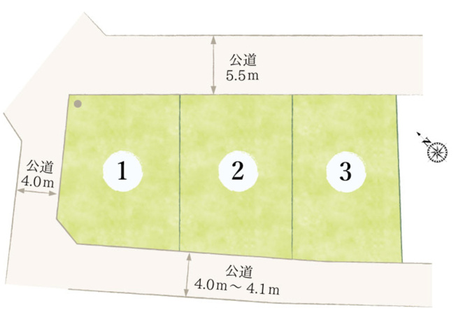 【区画図】 | 鴻巣市袋　新築戸建　全3棟　2号棟