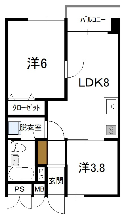 【間取り】の画像