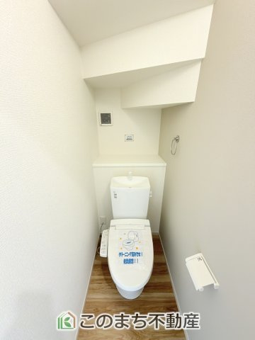 リガーレ宇都宮市鶴田町28期のトイレ|換気ができて清潔なトイレスペース☆