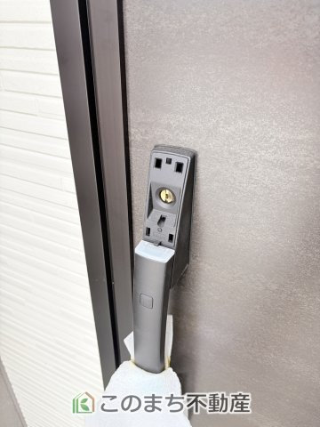 リガーレ宇都宮市鶴田町28期の設備|玄関キーは上下２箇所のダブルロックキーで安全に配慮してます☆
