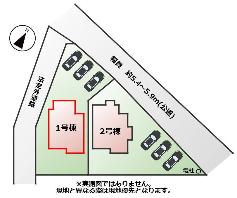 リガーレ宇都宮市鶴田町28期の区画図|【全2棟】各号棟の詳細については、お気軽にお問い合わせください♪
