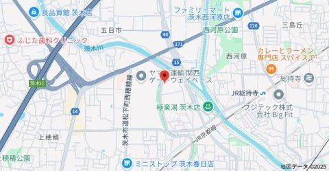 ジェイグラン・エル茨木の地図