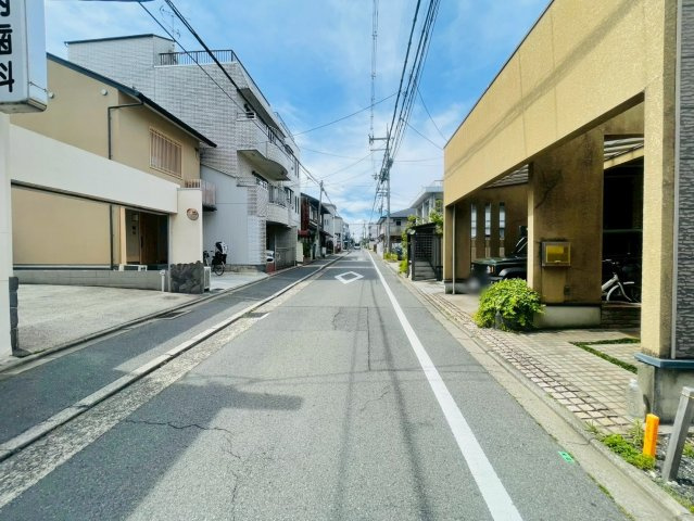 京町九丁目の前面道路含む現地写真