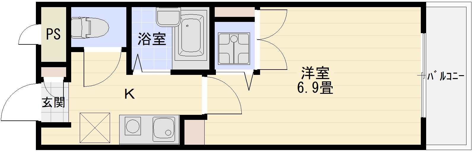 リーベハイツ青山の間取り