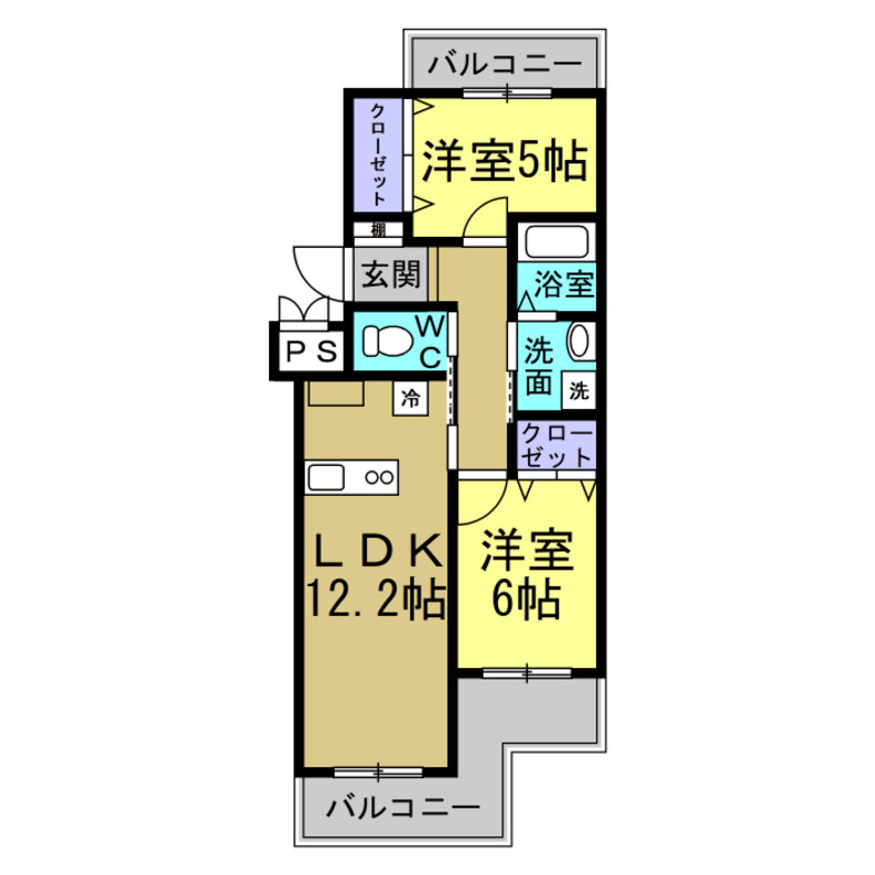 サンライフカトーの間取り