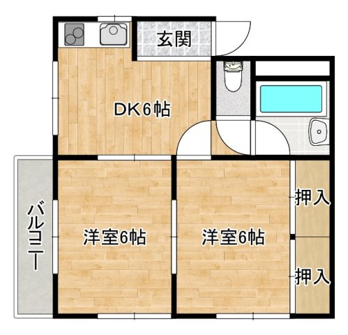 【間取り】 | 高永マンション | 間取りです