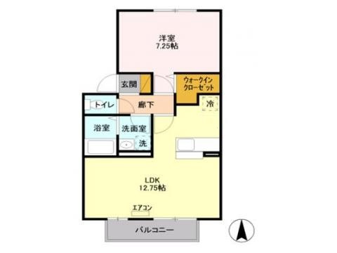 【間取り】 | ルモンド長淵