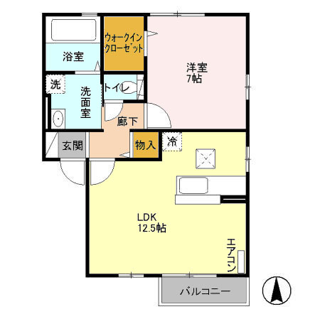 【間取り】 | ルージュモア・ルージュコート　モア
