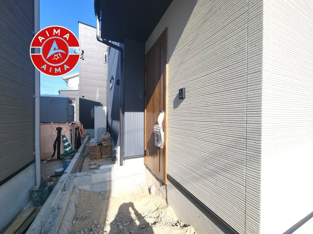 福岡市早良区原8丁目第1-5棟（3号棟）の外観：施工例|おでかけの時も帰った時も、「我が家」を最初に感じでもらえる素敵な空間に。