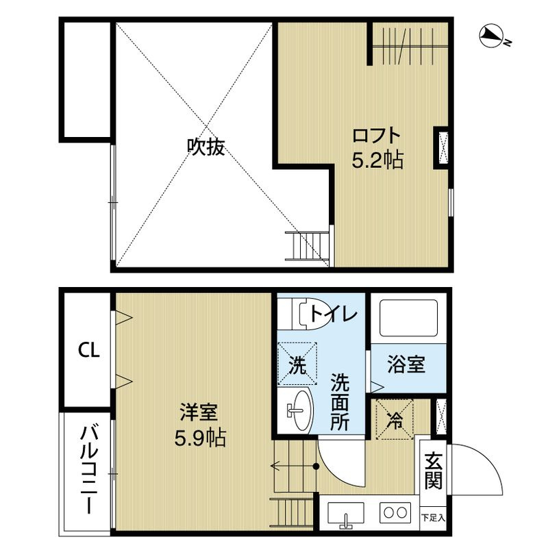 エトワール幕張の間取り