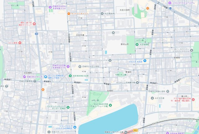 尼崎市大庄中通　第8期　新築一戸建ての地図