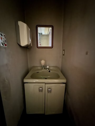 山下様住居付店舗の洗面所