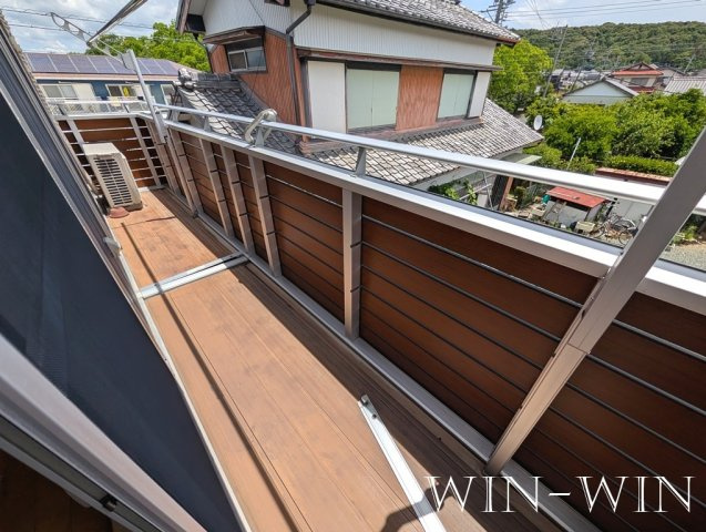 東小鷹野2丁目貸家のバルコニー