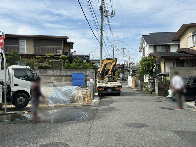 神戸市垂水区神陵台９丁目新築戸建２号棟の前面道路含む現地写真|2026年6月6日撮影