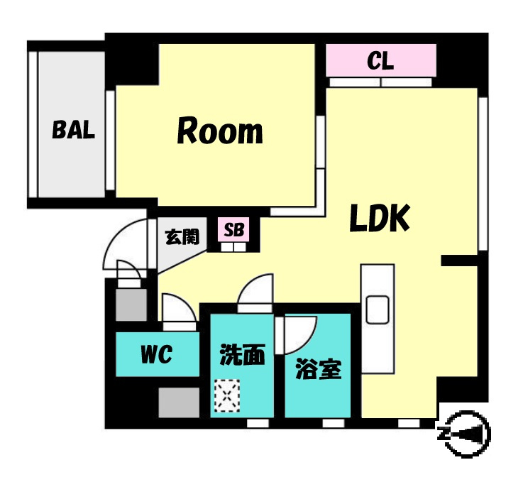 AOI FLATSの間取り