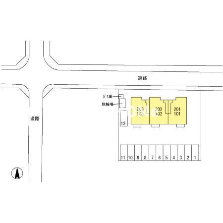シェソワの区画図|当社、チルホームのHPもご覧ください(^^)/物件情報多数♪
