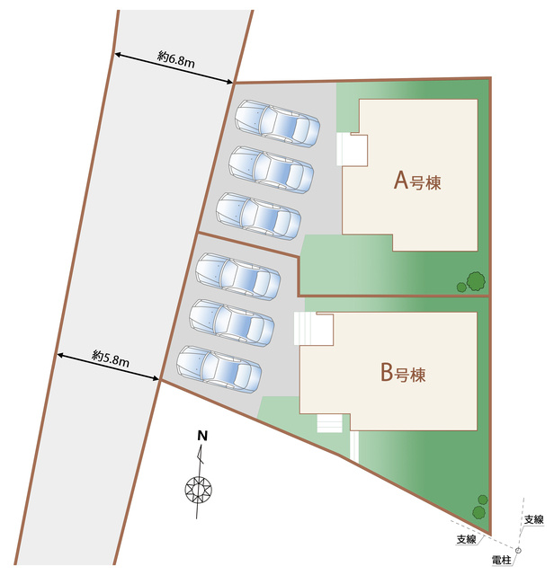 南城市玉城富里（全2棟）の区画図|区画図♪