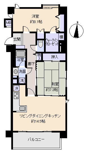 ゼファー熱海シーヒルズの間取り