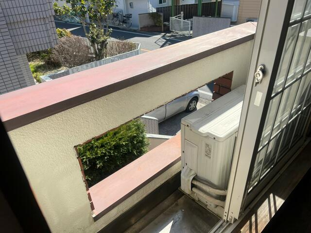 日当たりの良いベランダ