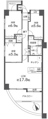  | 【リフォーム済】アーバンコート舟入本町
