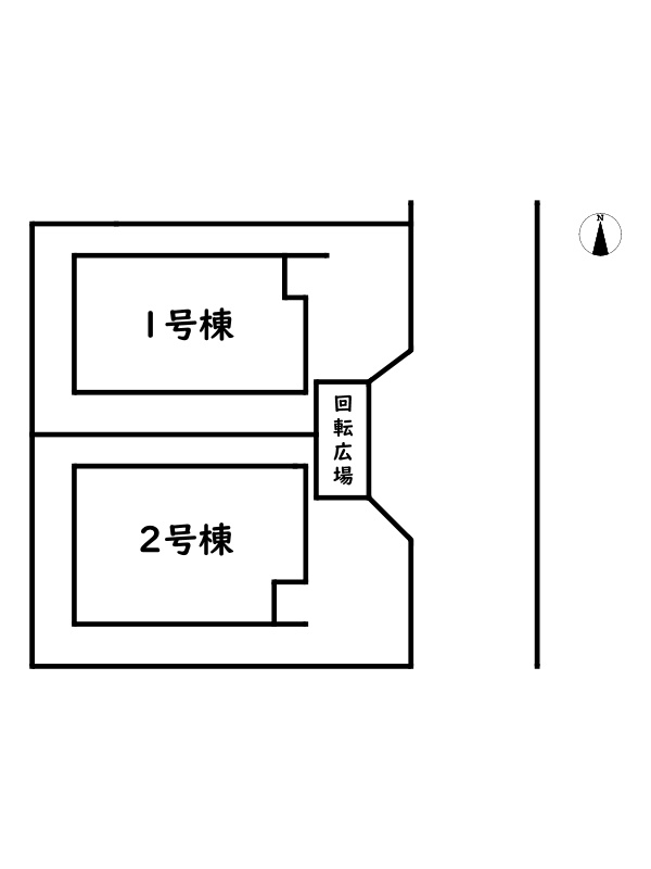 姫路市大津区天満8期/新築戸建の区画図