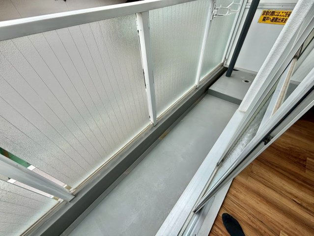 ハッピーコート豊沢のバルコニー