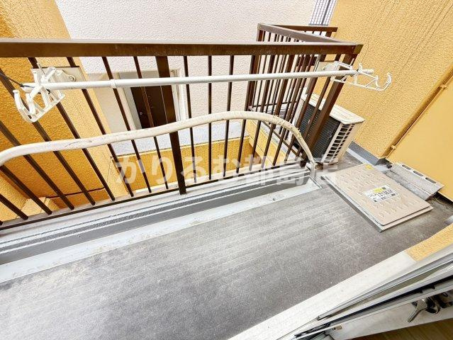 東洋プラザ蒲生のバルコニー