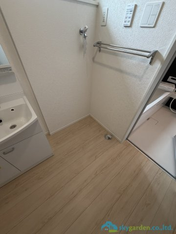 秦野市ひばりケ丘第2　新築戸建　全4棟1号棟のランドリースペース