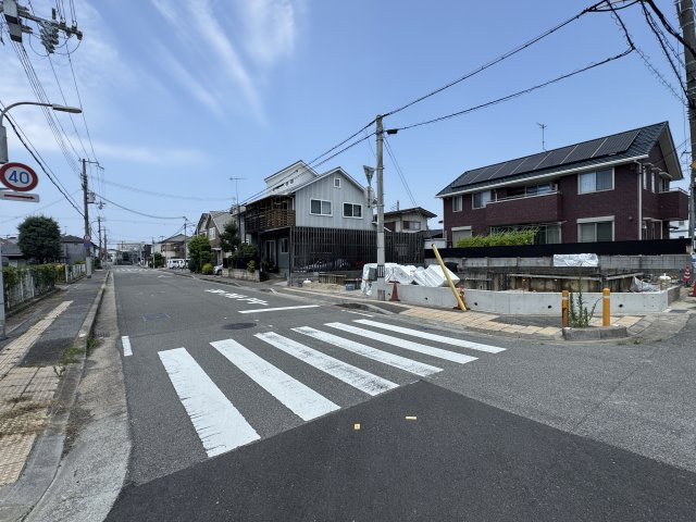 明石市西明石町２丁目新築戸建１号棟の前面道路含む現地写真|2026年7月20日撮影