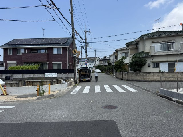 明石市西明石町２丁目新築戸建２号棟の前面道路含む現地写真|2026年7月20日撮影