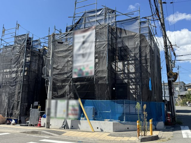 明石市西明石町２丁目新築戸建２号棟の前面道路含む現地写真|2026年7月20日撮影
