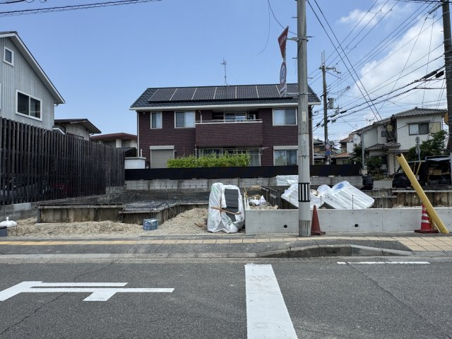 明石市西明石町２丁目新築戸建２号棟の前面道路含む現地写真|2026年7月20日撮影