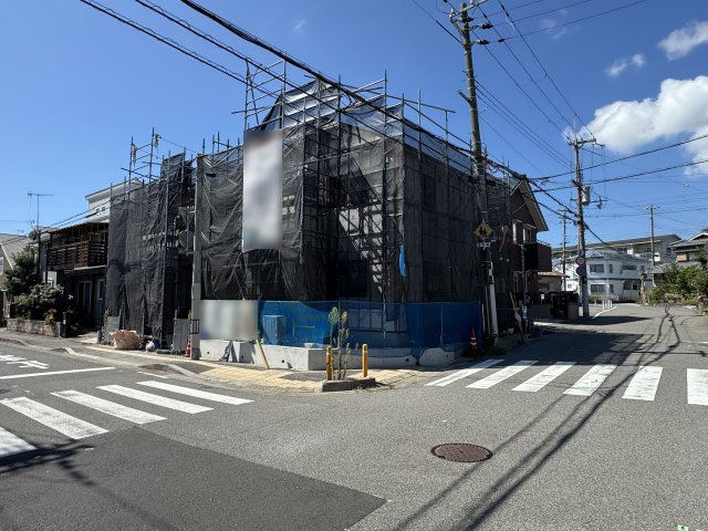 明石市西明石町２丁目新築戸建２号棟の前面道路含む現地写真|2026年7月20日撮影
