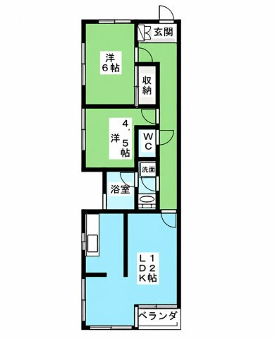 メゾンド稲毛の間取り