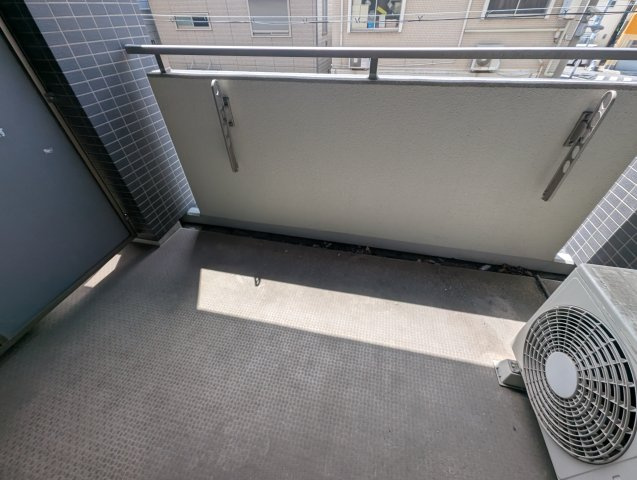 淀川ウエストタワーのバルコニー