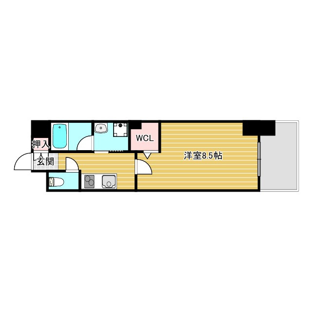 淀川ウエストタワーの間取り