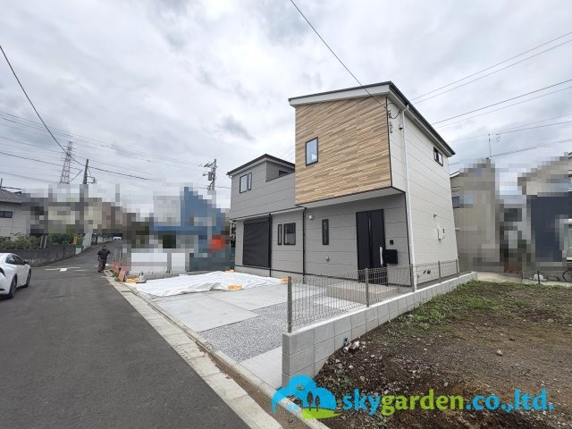 藤沢市高倉３期　新築戸建　全１棟の前面道路含む現地写真|前面道路含む現地写真です