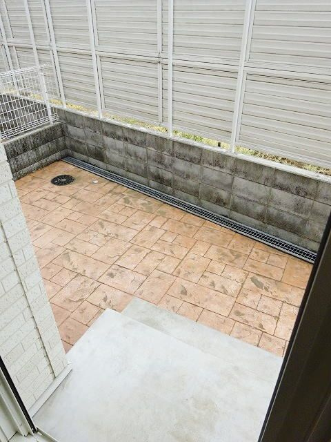レインツリー　二番館のバルコニー