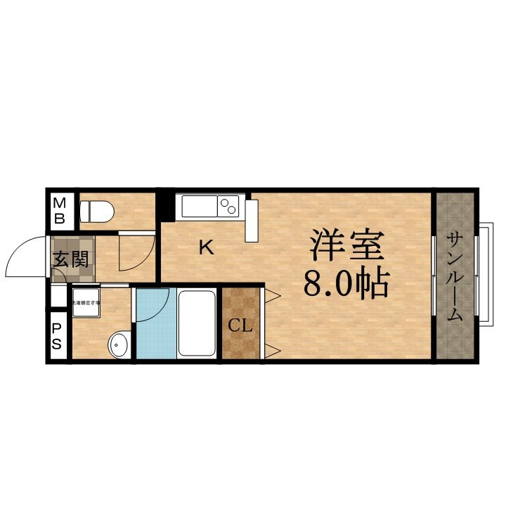 シャルマンロードの間取り|間取り図です