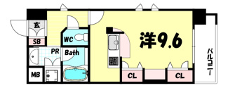 【間取り】 | KAISEI新神戸第2WEST