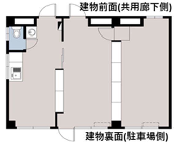 【間取り】 | フラワーハイツC