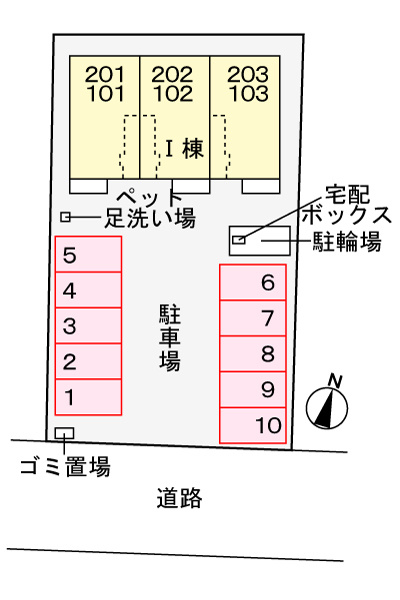 ＨＳＳ　ブライトの区画図