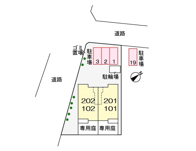 ミント　マムの区画図