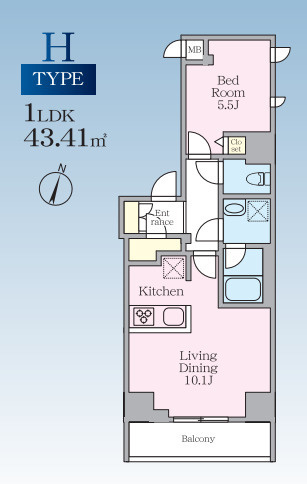 S-RESIDENCE板橋大山clairの間取り