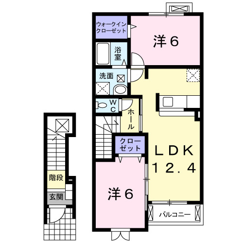 フォレストⅥの間取り