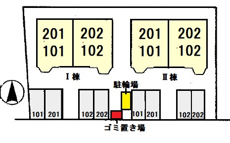 サンヴェールⅠの区画図