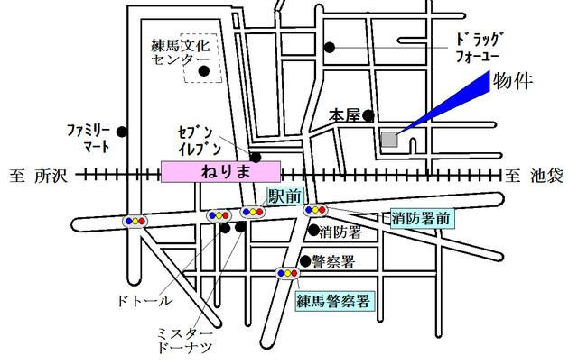 エメラルドマンションⅠの地図