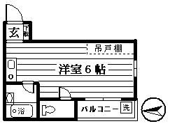 エメラルドマンションⅠの間取り